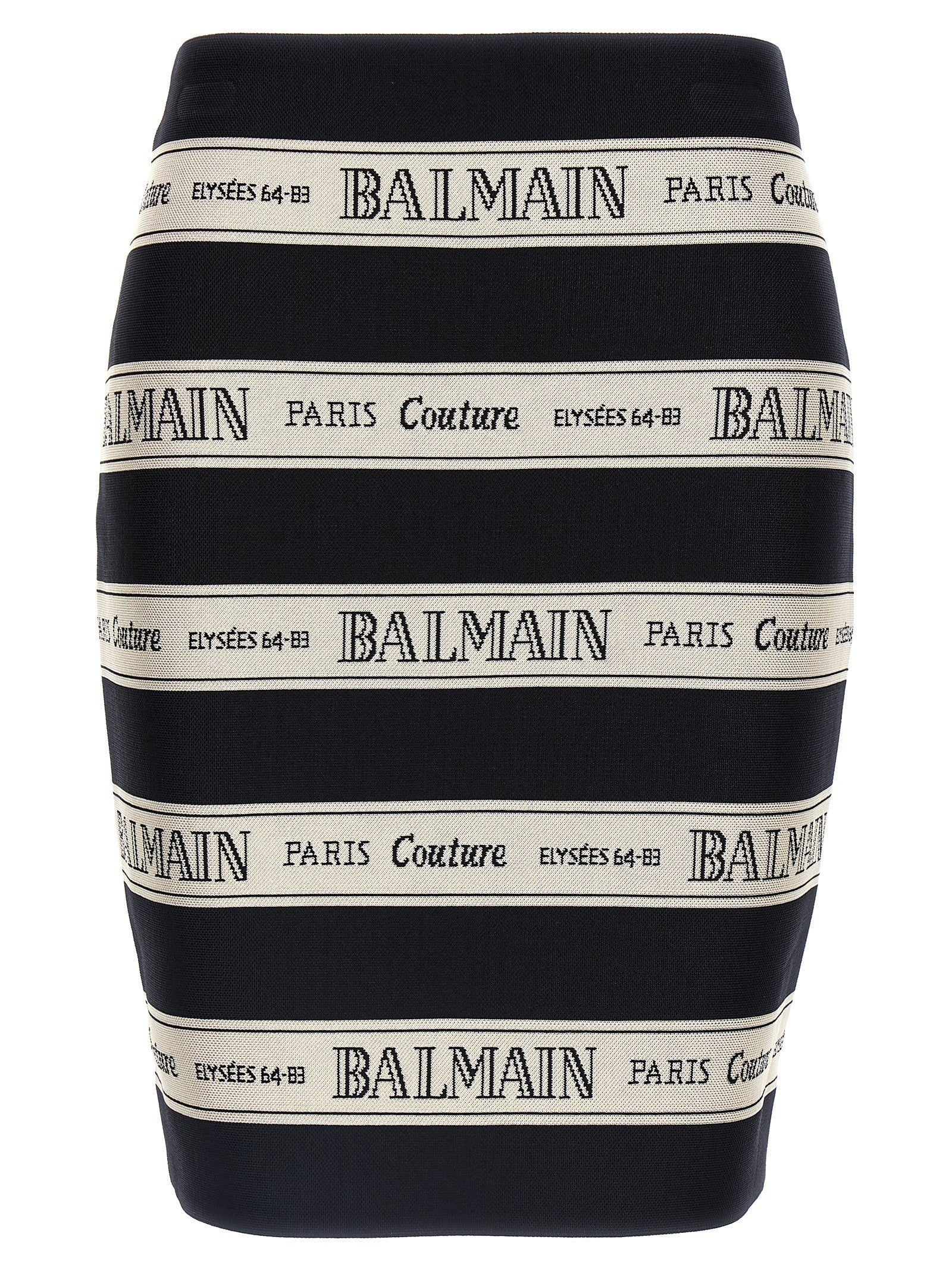 Balmain Nastro Balmain Skirt Black