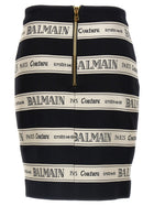 Balmain Nastro Balmain Skirt Black, view 2