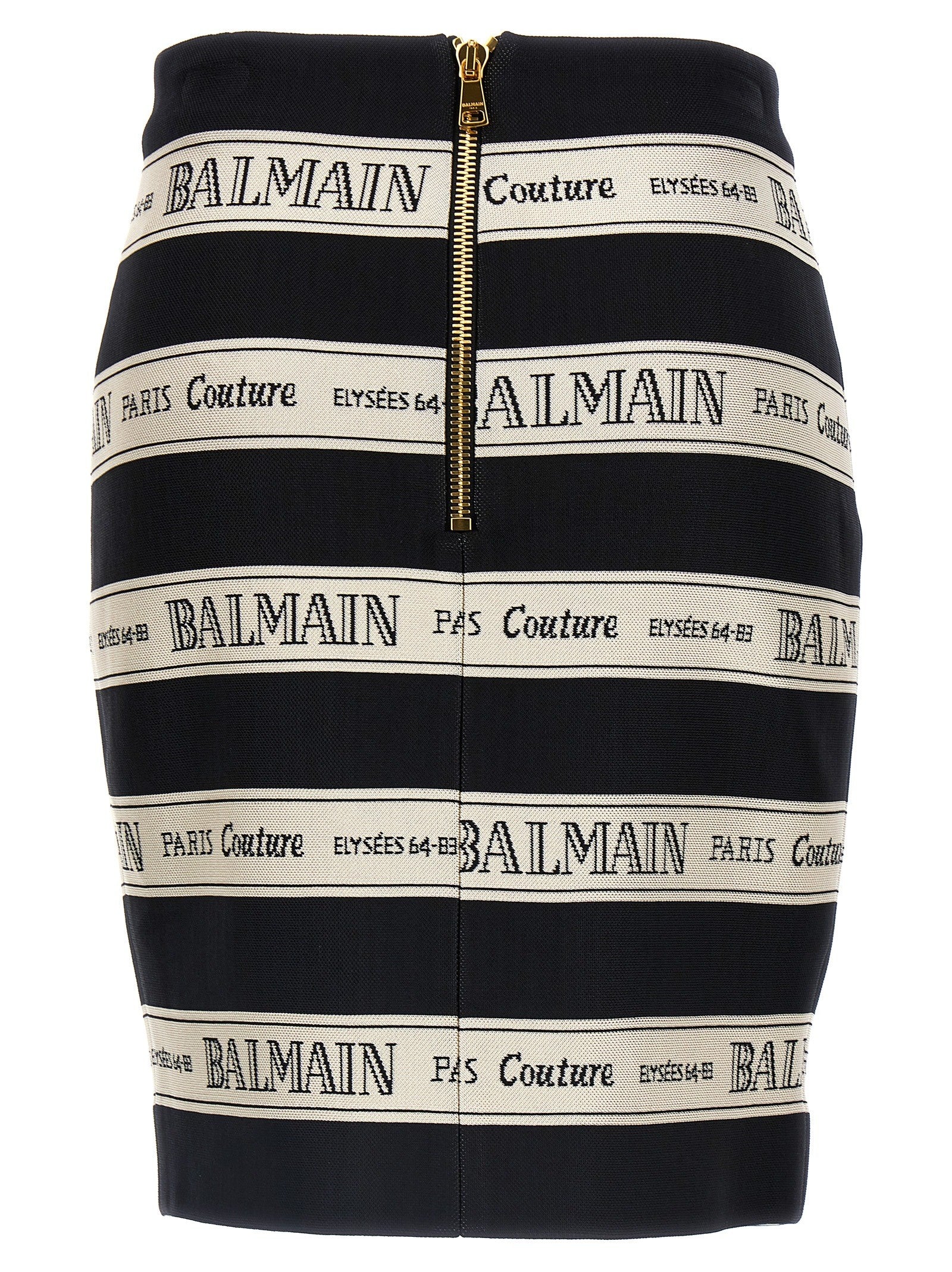 Balmain Nastro Balmain Skirt Black