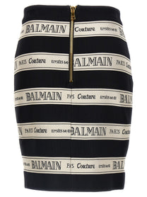 Balmain Nastro Balmain Skirt Black