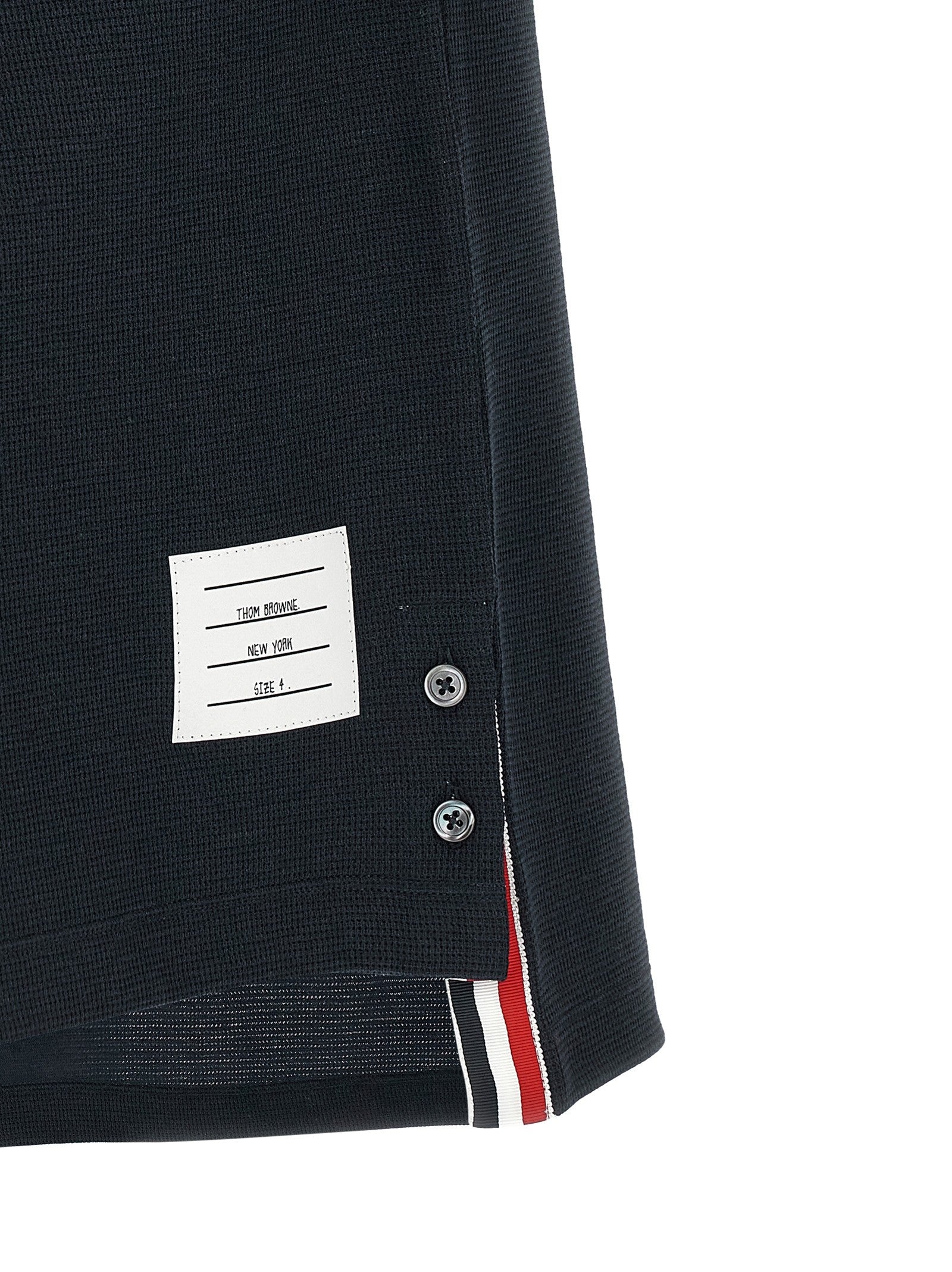 Thom Browne Nastro Rwb Polo Shirt Blue