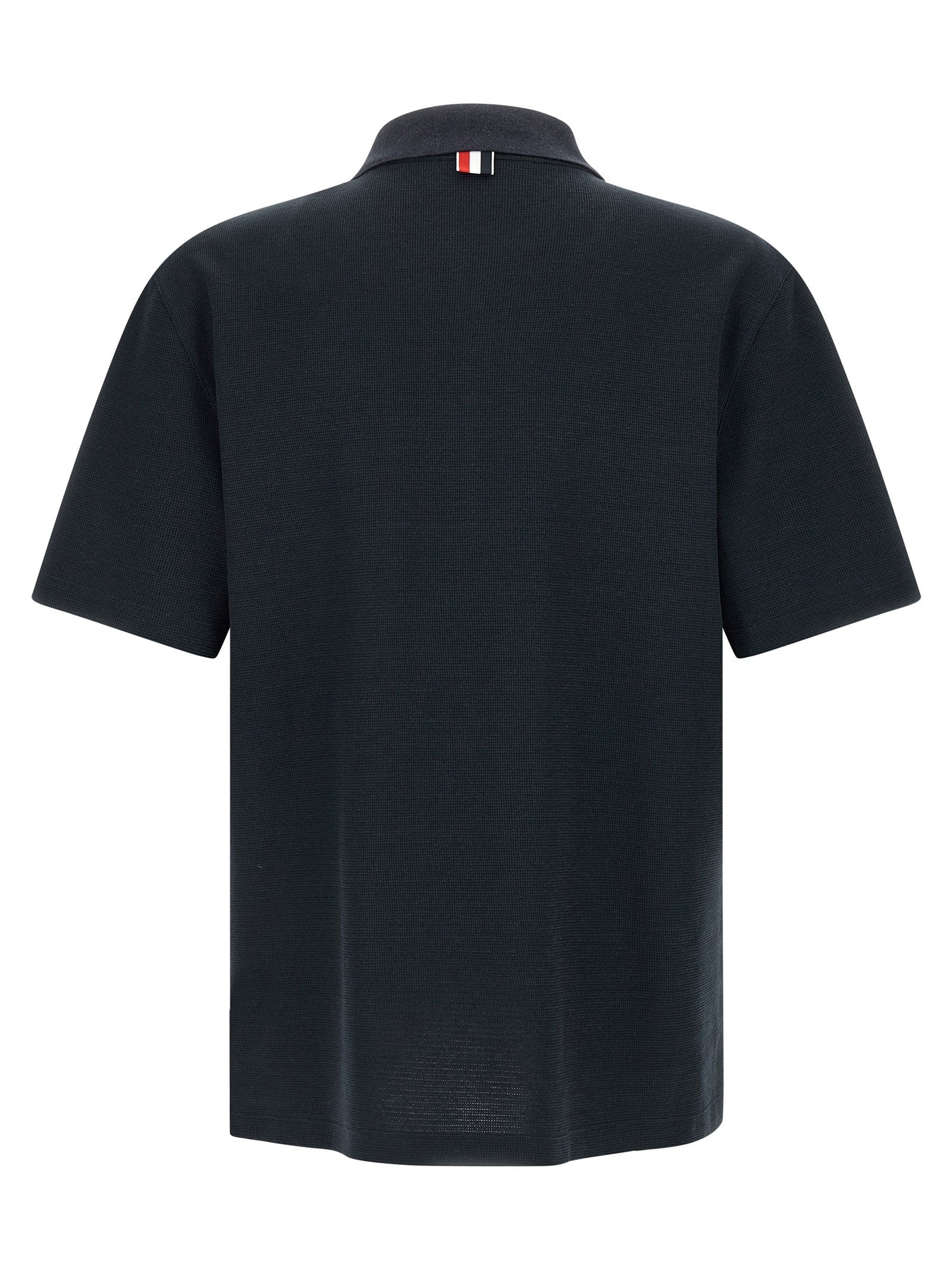 Thom Browne Nastro Rwb Polo Shirt Blue