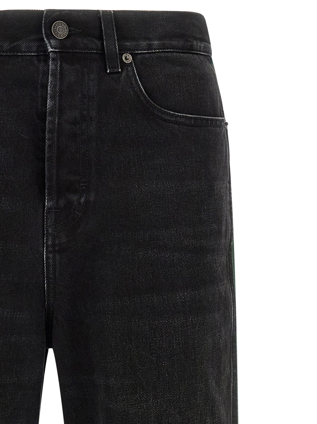Gucci Nastro Web Baggy Jeans Black