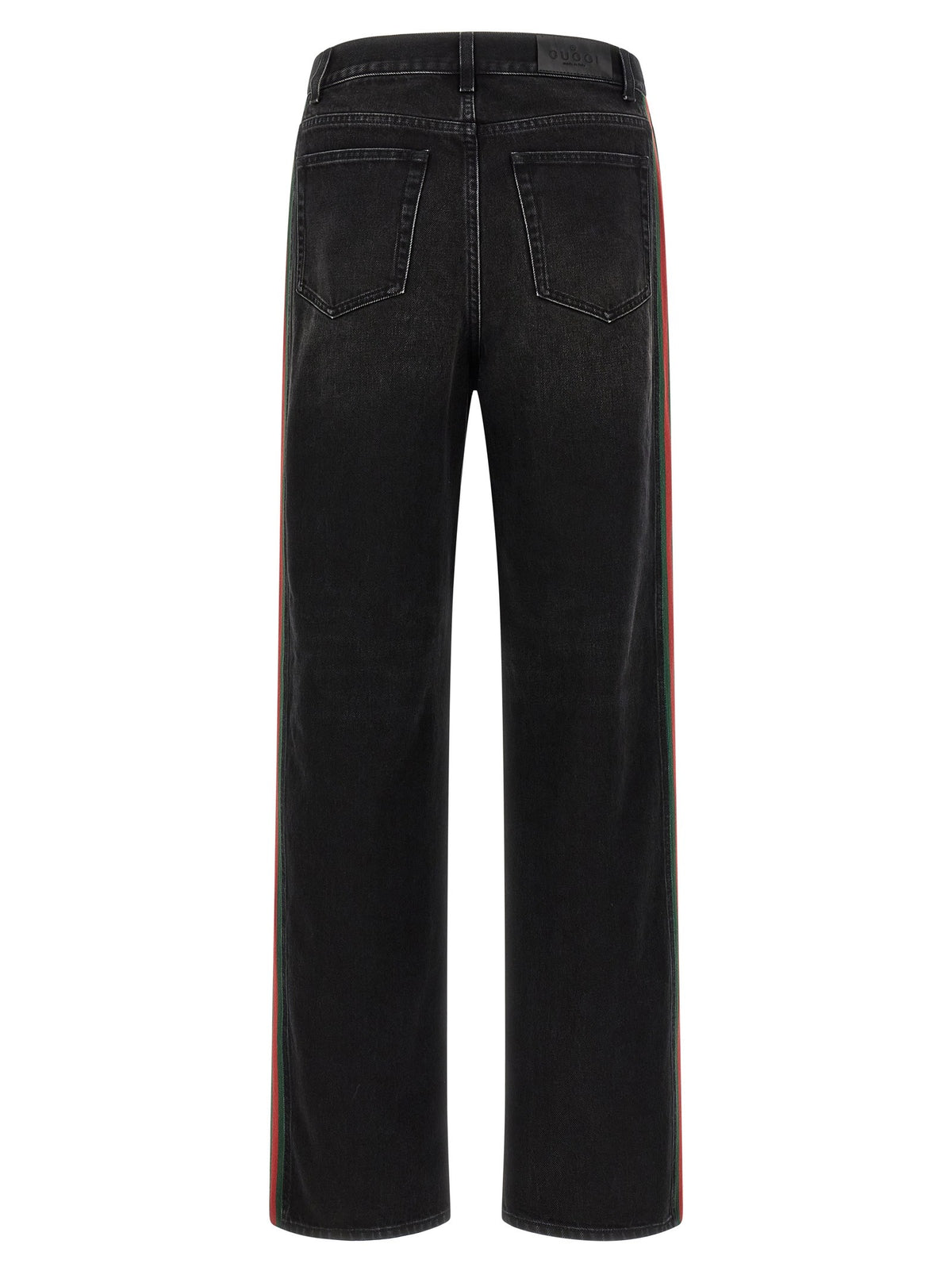 Gucci Nastro Web Baggy Jeans Black, view 2