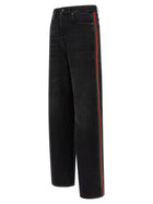 Gucci Nastro Web Baggy Jeans Black, view 3
