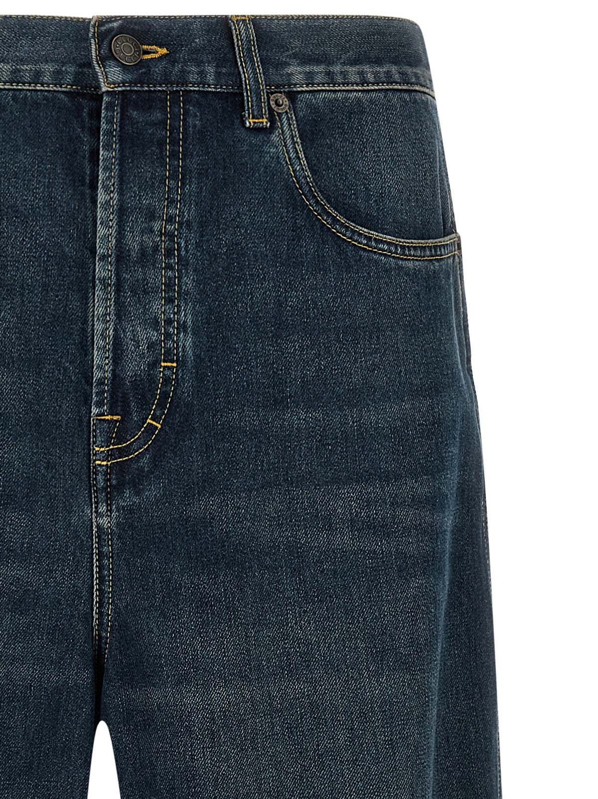 Gucci Nastro Web Baggy Jeans Blue, view 4