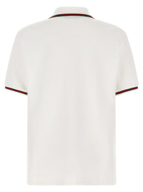Gucci Nastro Web Polo Shirt White