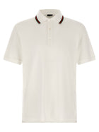 Gucci Nastro Web Polo Shirt White