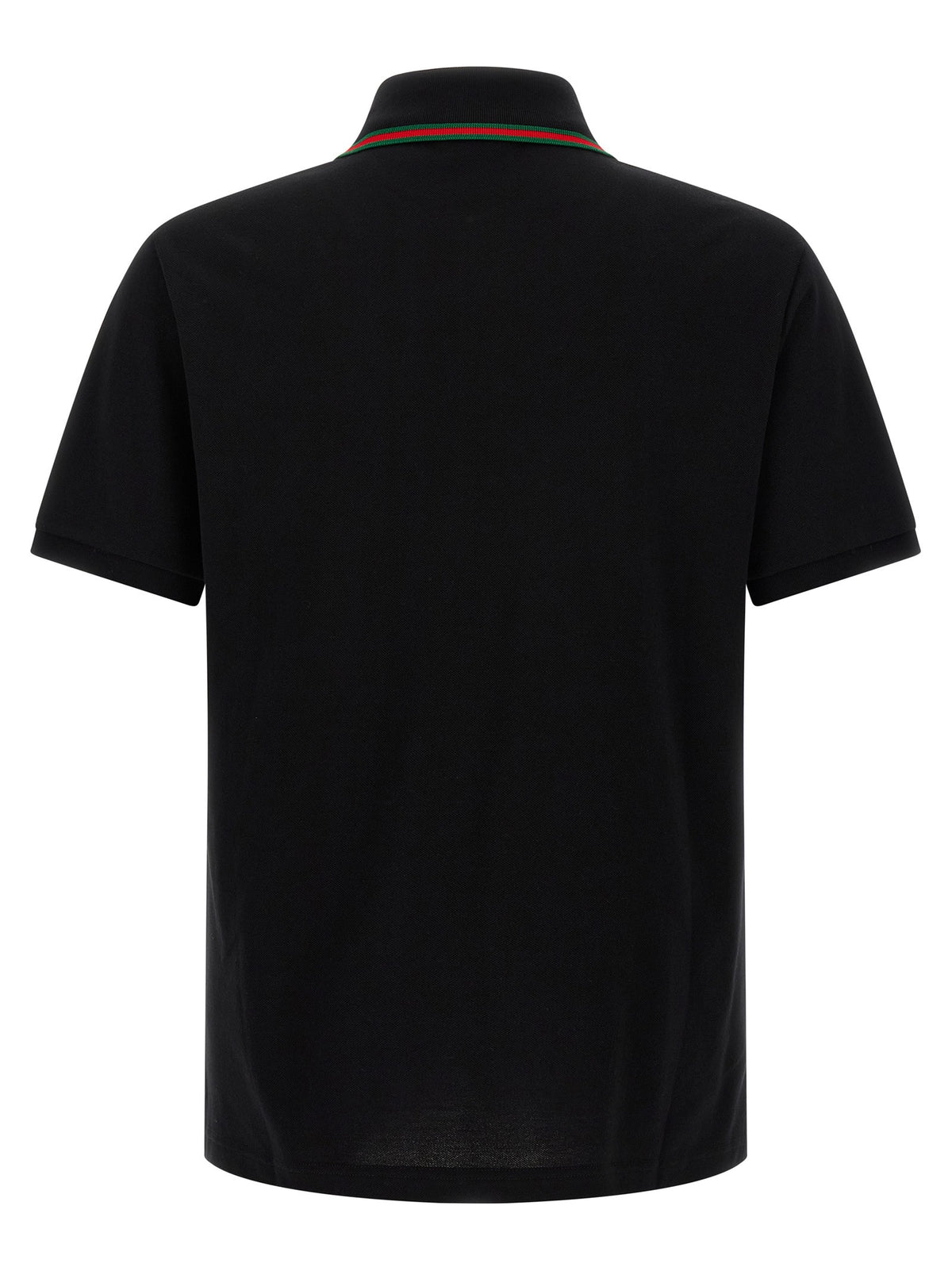 Gucci Nastro Web Polo Shirt Black, view 2