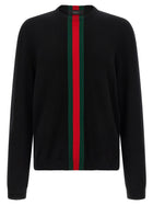 Gucci Nastro Web Sweater Black