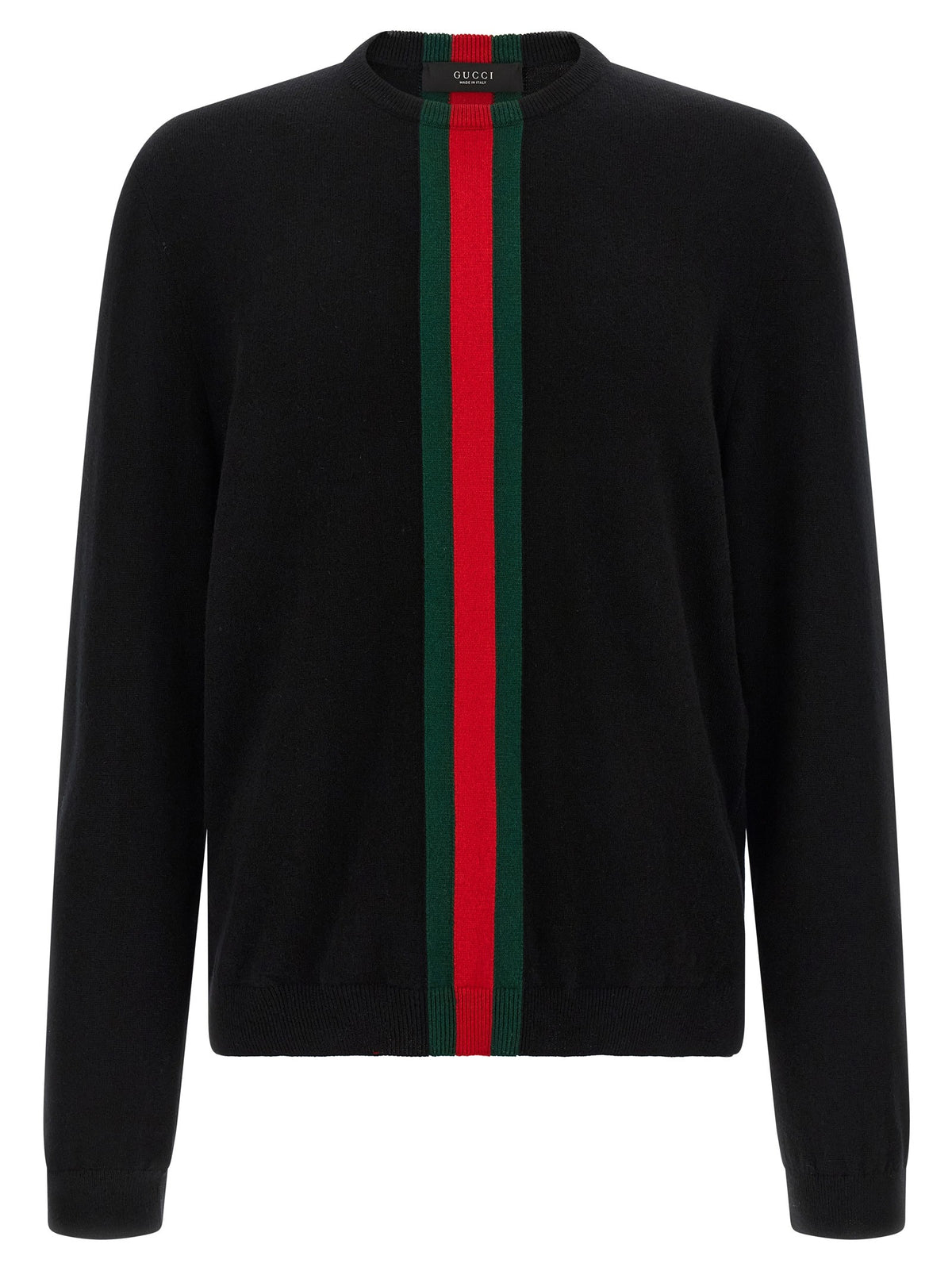 Gucci Nastro Web Sweater Black