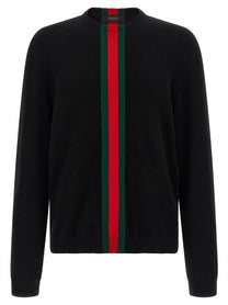 Gucci Nastro Web Sweater Black
