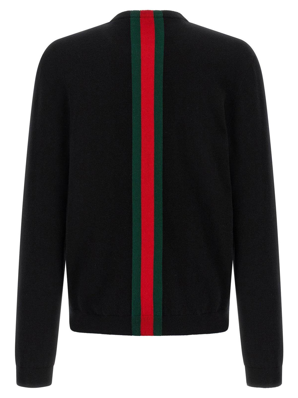 Gucci Nastro Web Sweater Black, view 2