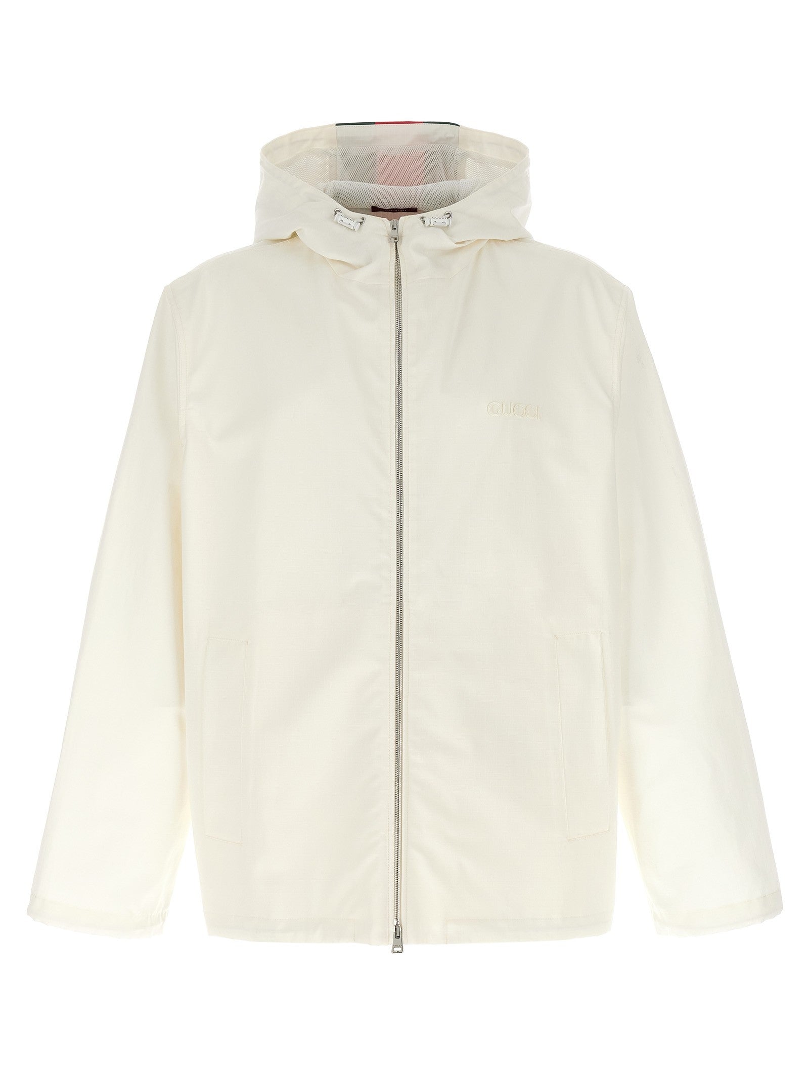 Gucci Nastro Web Water Repellent Jacket White