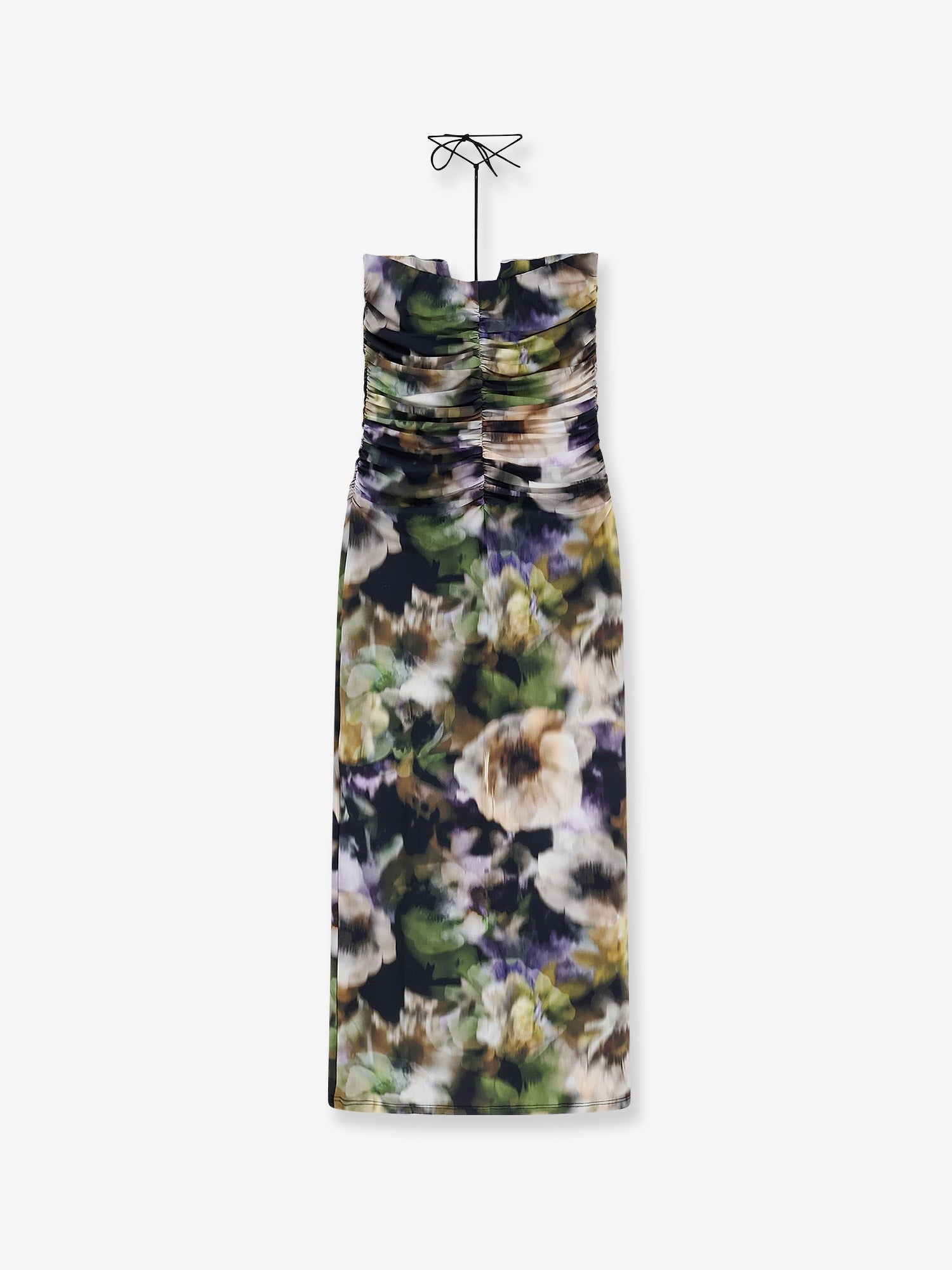 Amazuìn Women's Natalie Multicolor Jersey Dress Gold
