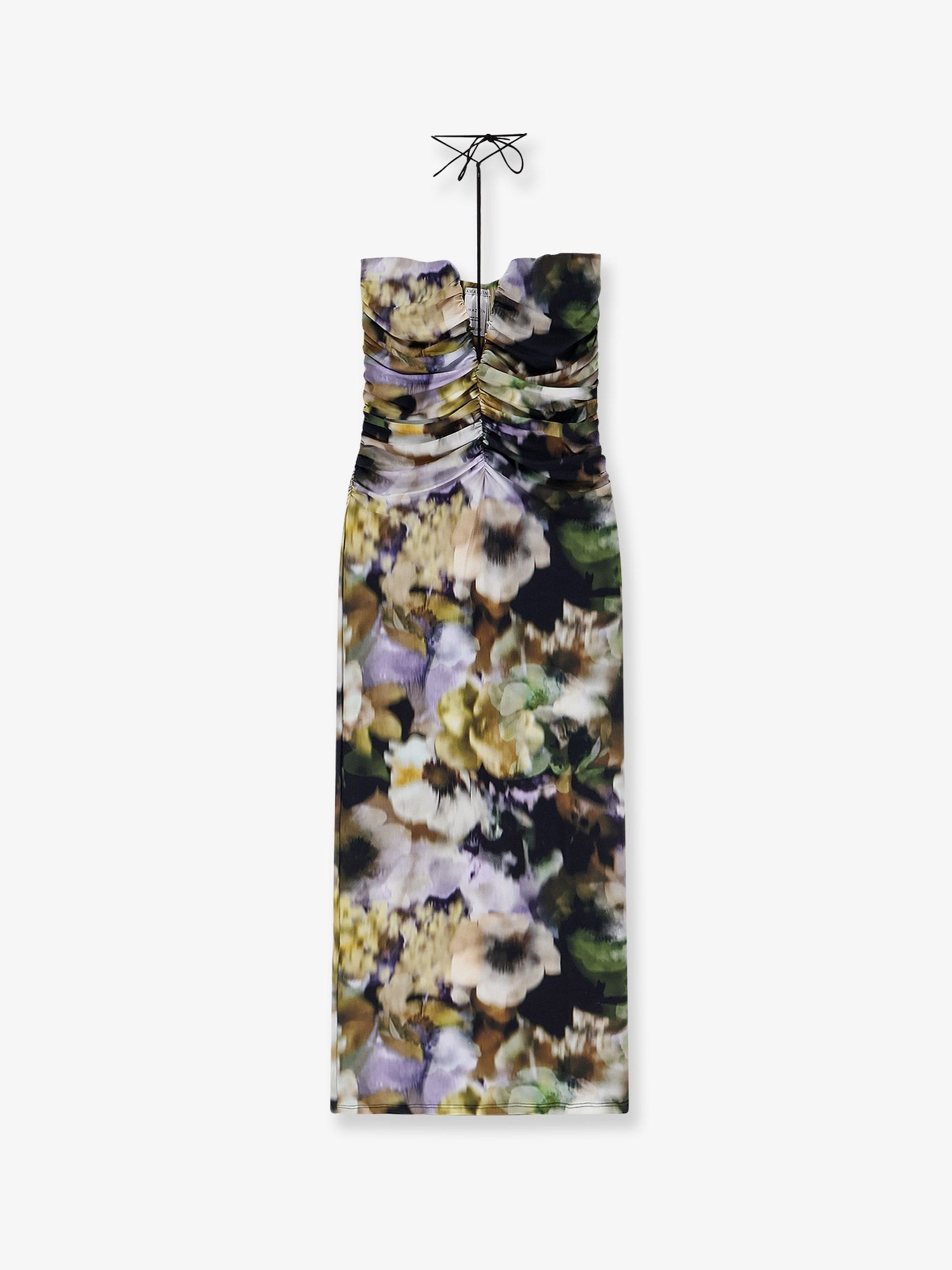 Amazuìn Women's Natalie Multicolor Jersey Dress Gold