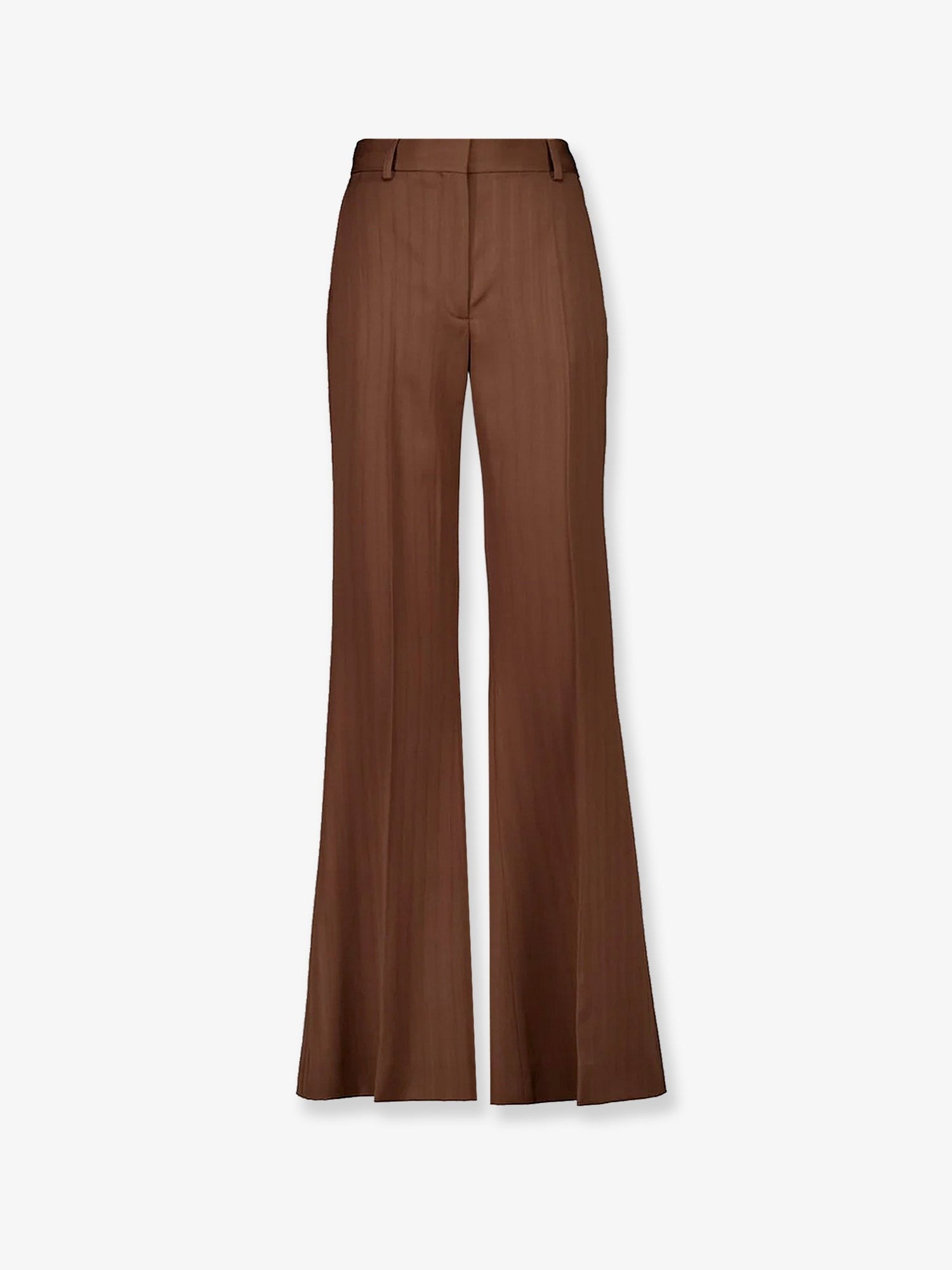Stella McCartney Women's Native Regenerative Wool Trousers Brown
