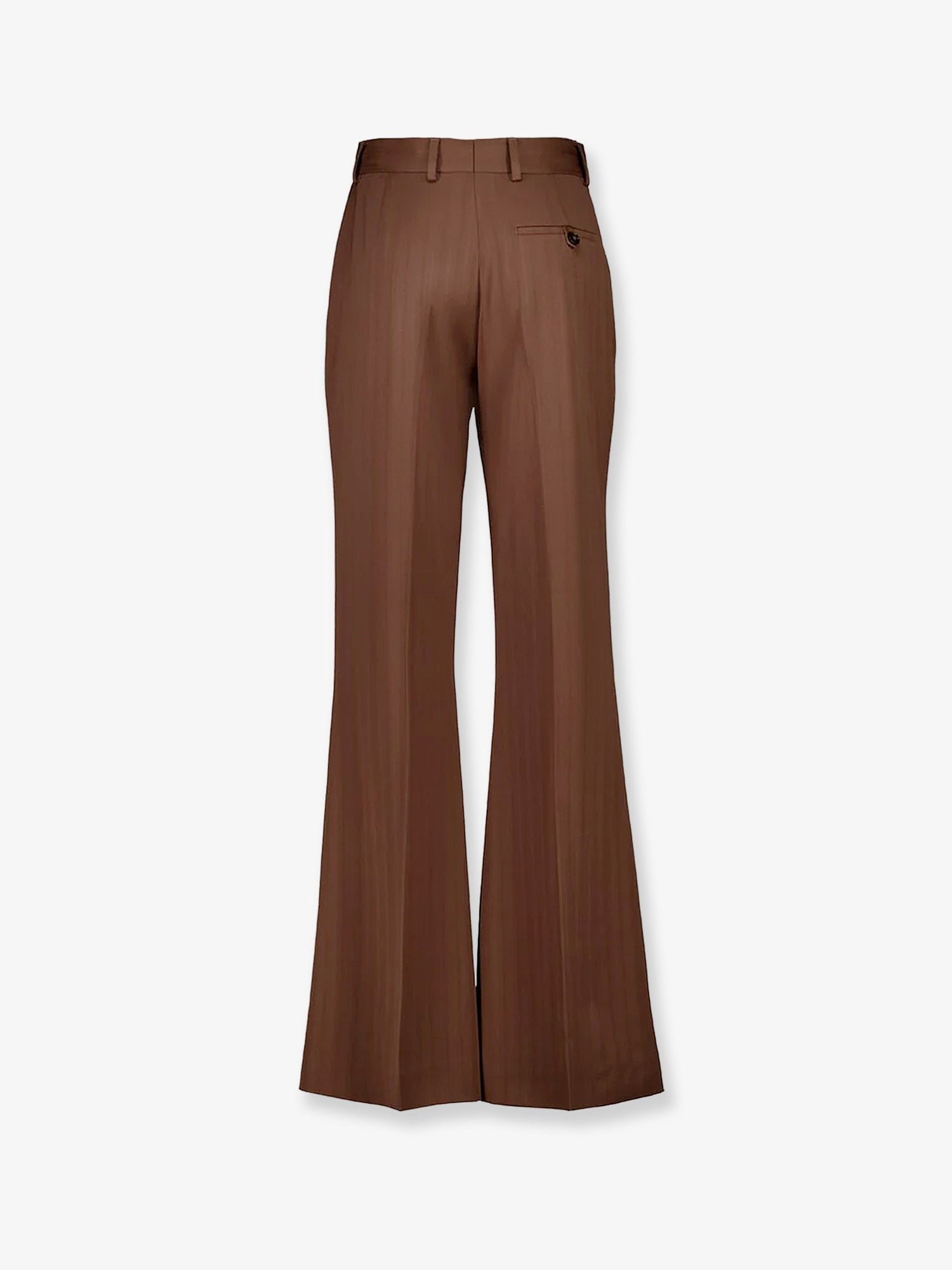 Stella McCartney Women's Native Regenerative Wool Trousers Brown