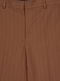 Stella McCartney Women's Native Regenerative Wool Trousers Brown
