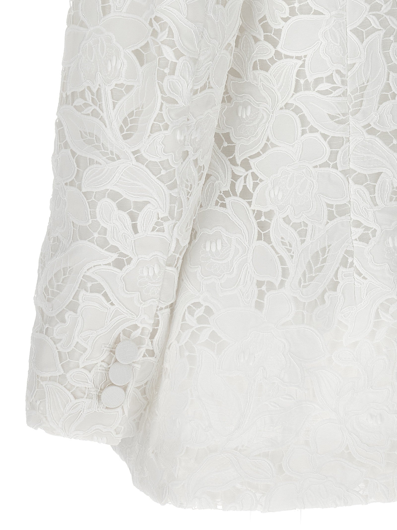 Zimmermann Natura Lace Blazer White