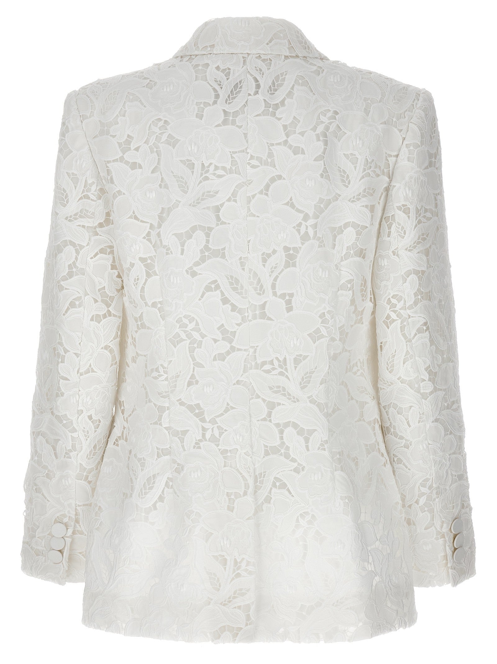 Zimmermann Natura Lace Blazer White