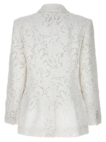 Zimmermann Natura Lace Blazer White