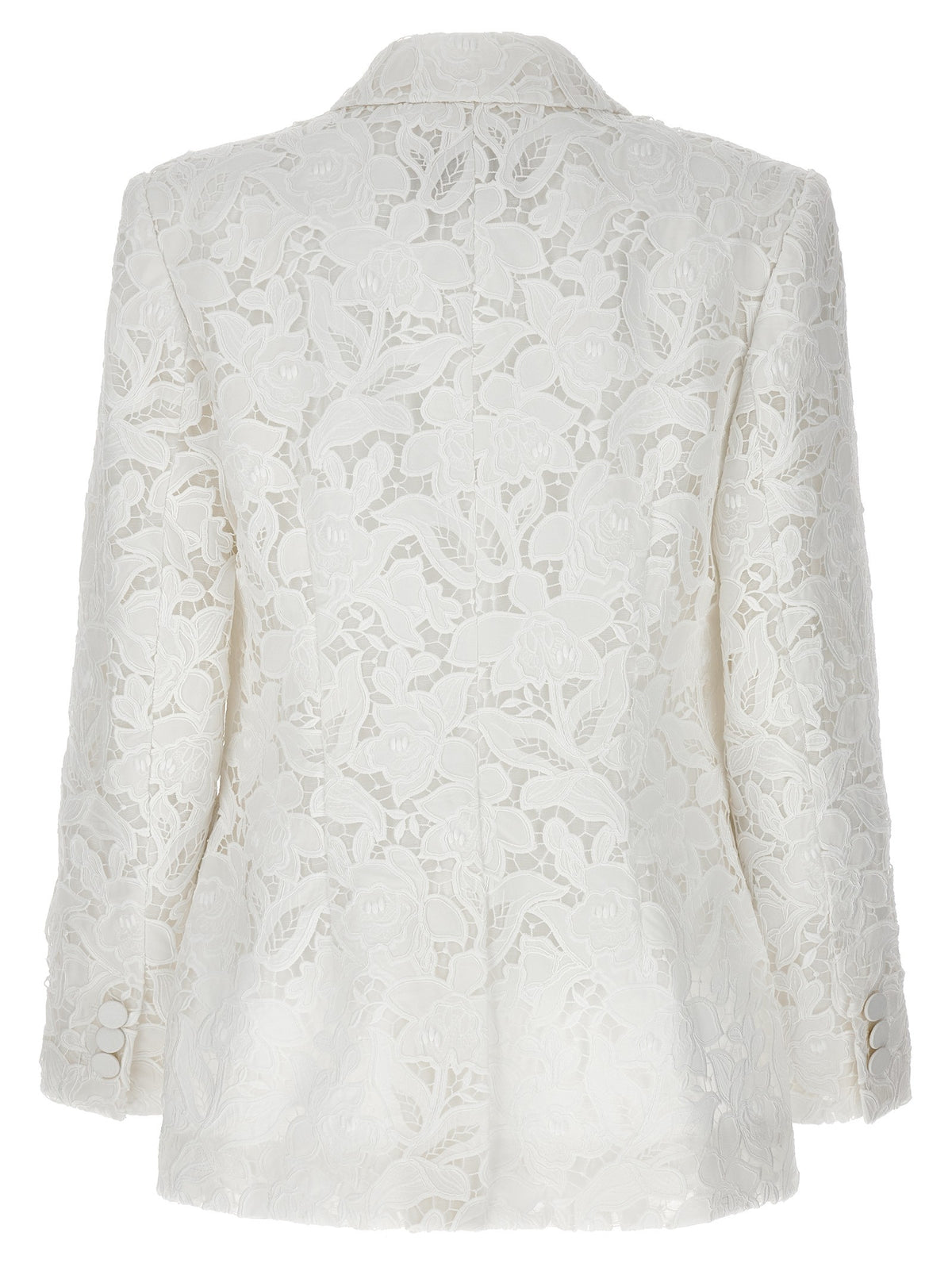 Zimmermann Natura Lace Blazer White, view 2