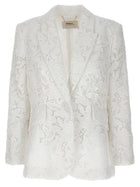 Zimmermann Natura Lace Blazer White