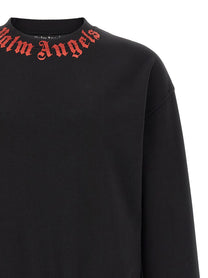 Palm Angels Neck Sweatshirt Black