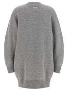 Elisabetta Franchi Necklace Dress Grey, view 2