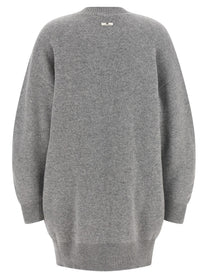 Elisabetta Franchi Necklace Dress Grey