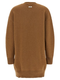 Elisabetta Franchi Necklace Dress Brown