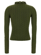 Rabanne Necklace Sweater Green, view 2