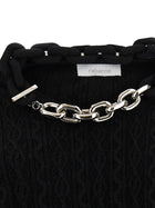 Rabanne Necklace Sweater Black, view 4