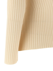 Elisabetta Franchi Necklace Sweater Beige