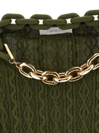 Rabanne Necklace Sweater Green, view 4