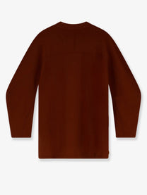 Loro Piana Women's Neem Cotton and Cashmere Sweater SANGUINE PENCIL