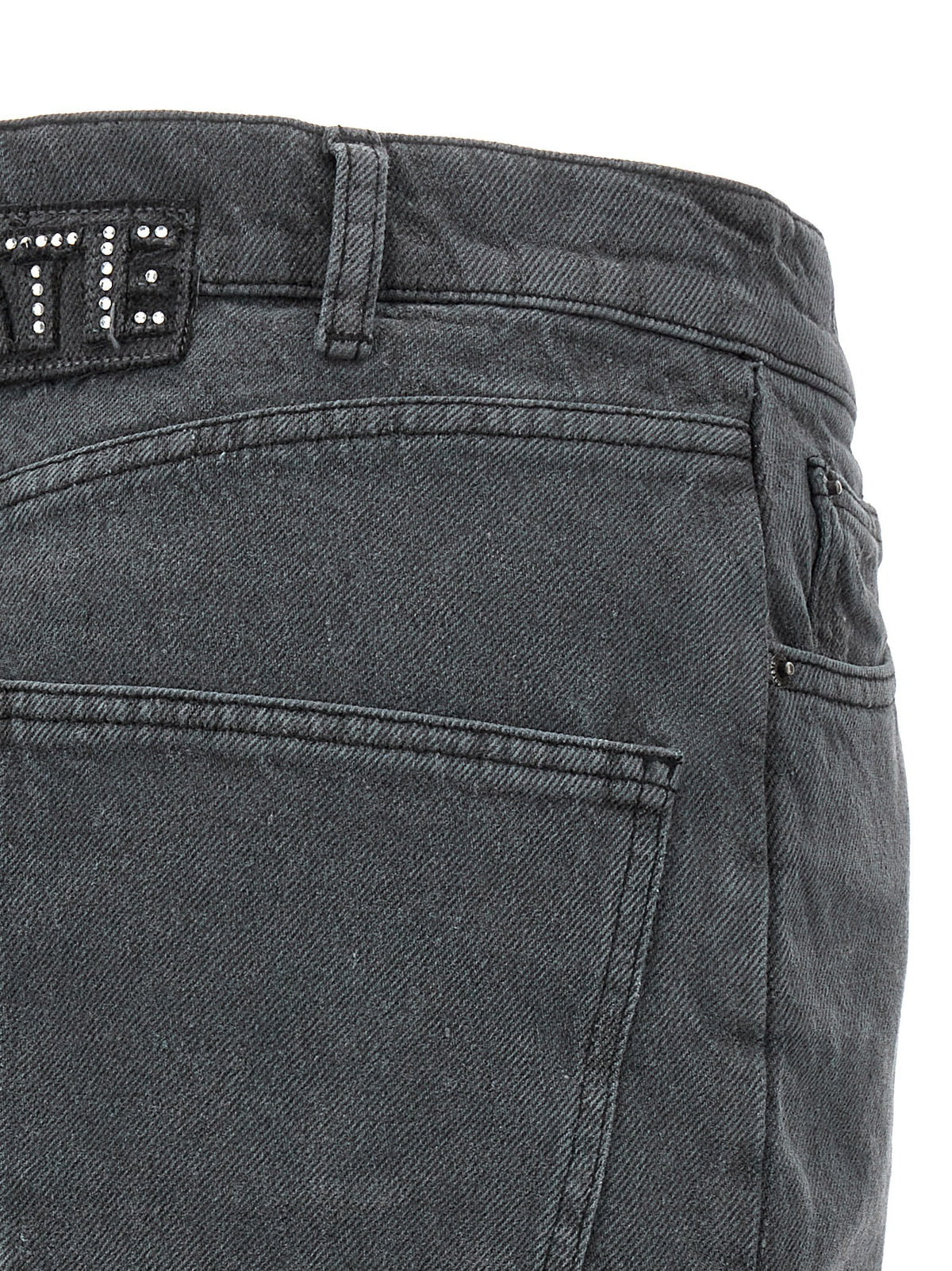 ROTATE Birger Christensen Nela Skirt Grey, view 4