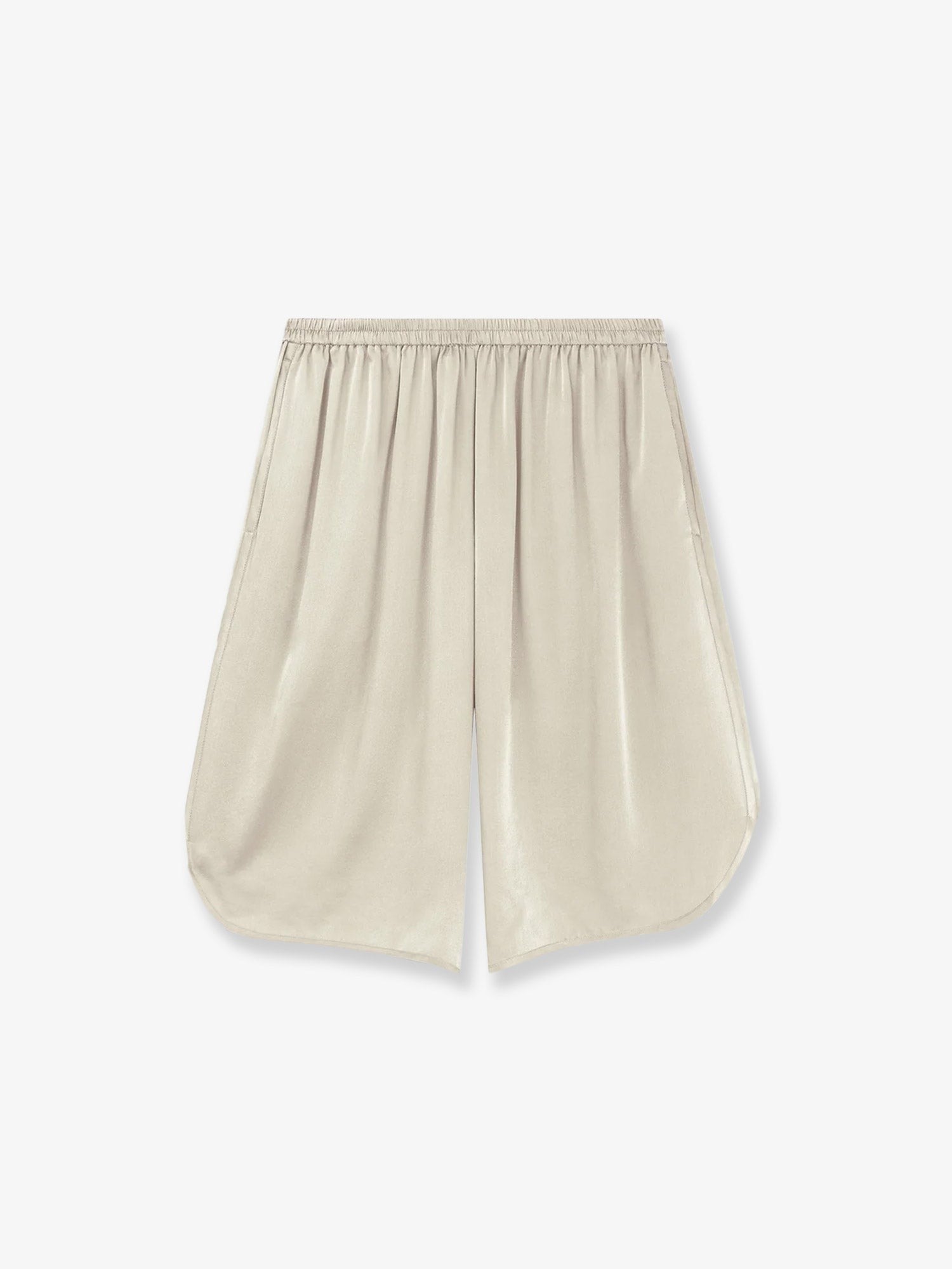 The Frankie Shop Women's Nelis Satin Bermuda Shorts White