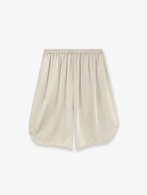 The Frankie Shop Women's Nelis Satin Bermuda Shorts White