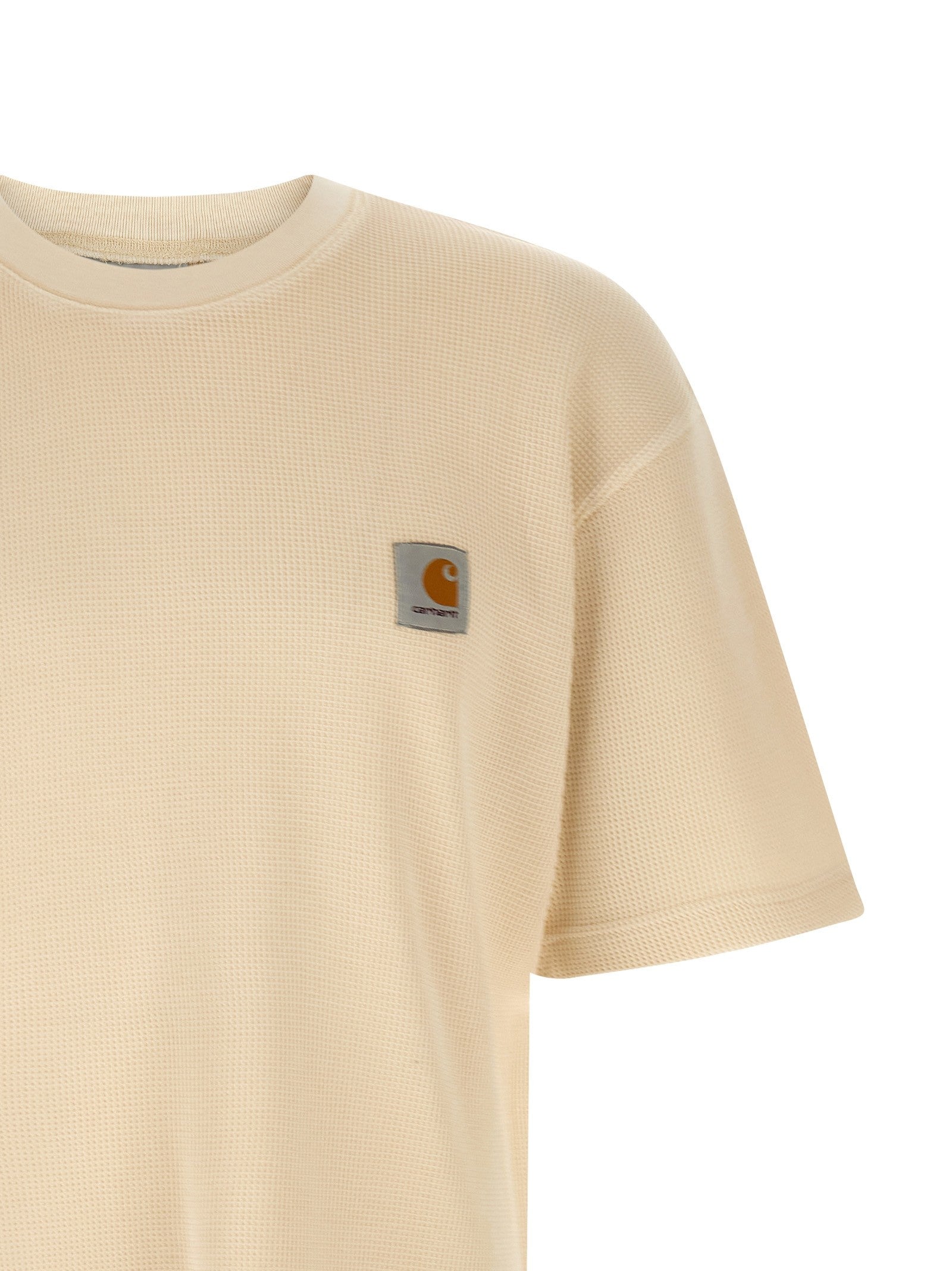 Carhartt Wip Nelson Waffle Shirt Beige