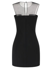 NENSI DOJAKA - NENSI DOJAKA - Tulle insert dress - Women’s Clothing