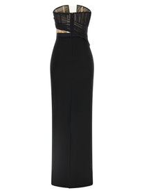 NENSI DOJAKA - NENSI DOJAKA - ’Corsetted Draped Maxi’ dress - Women’s Clothing
