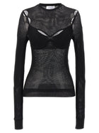 Off-White Net Arrow Bralette Top Black