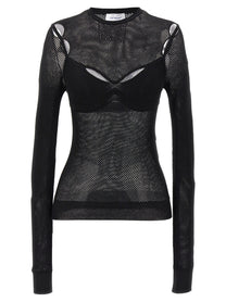 Off-White Net Arrow Bralette Top Black