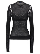 Off-White Net Arrow Bralette Top Black, view 2
