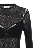 Off-White Net Arrow Bralette Top Black, view 3