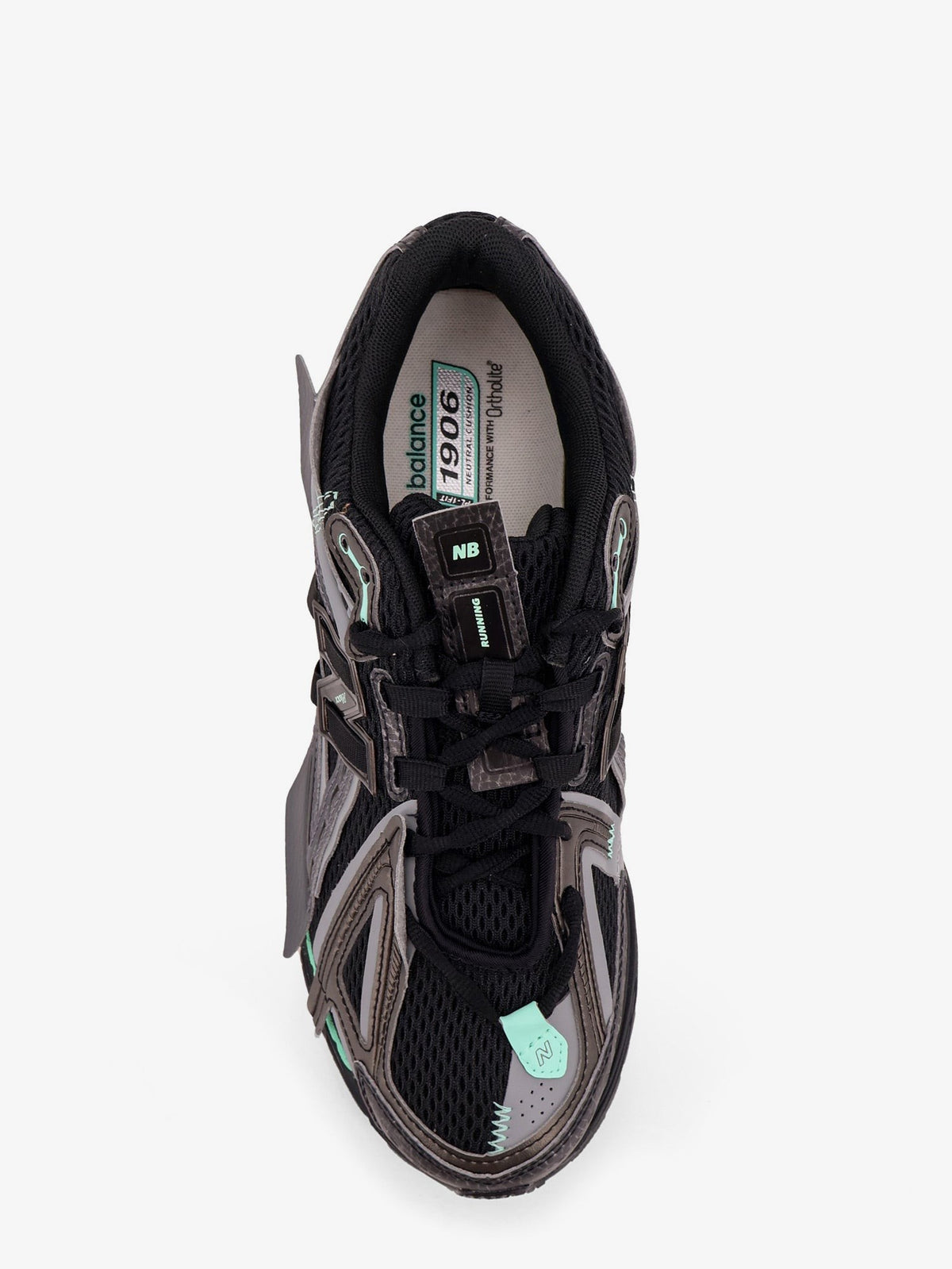 New Balance Unisex New Balance 1906A Mesh Sneakers Green, view 5