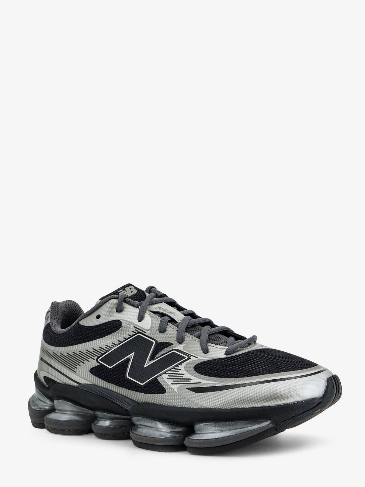 New Balance Men's Abzorb Technical Fabric Sneakers Silver, view 2