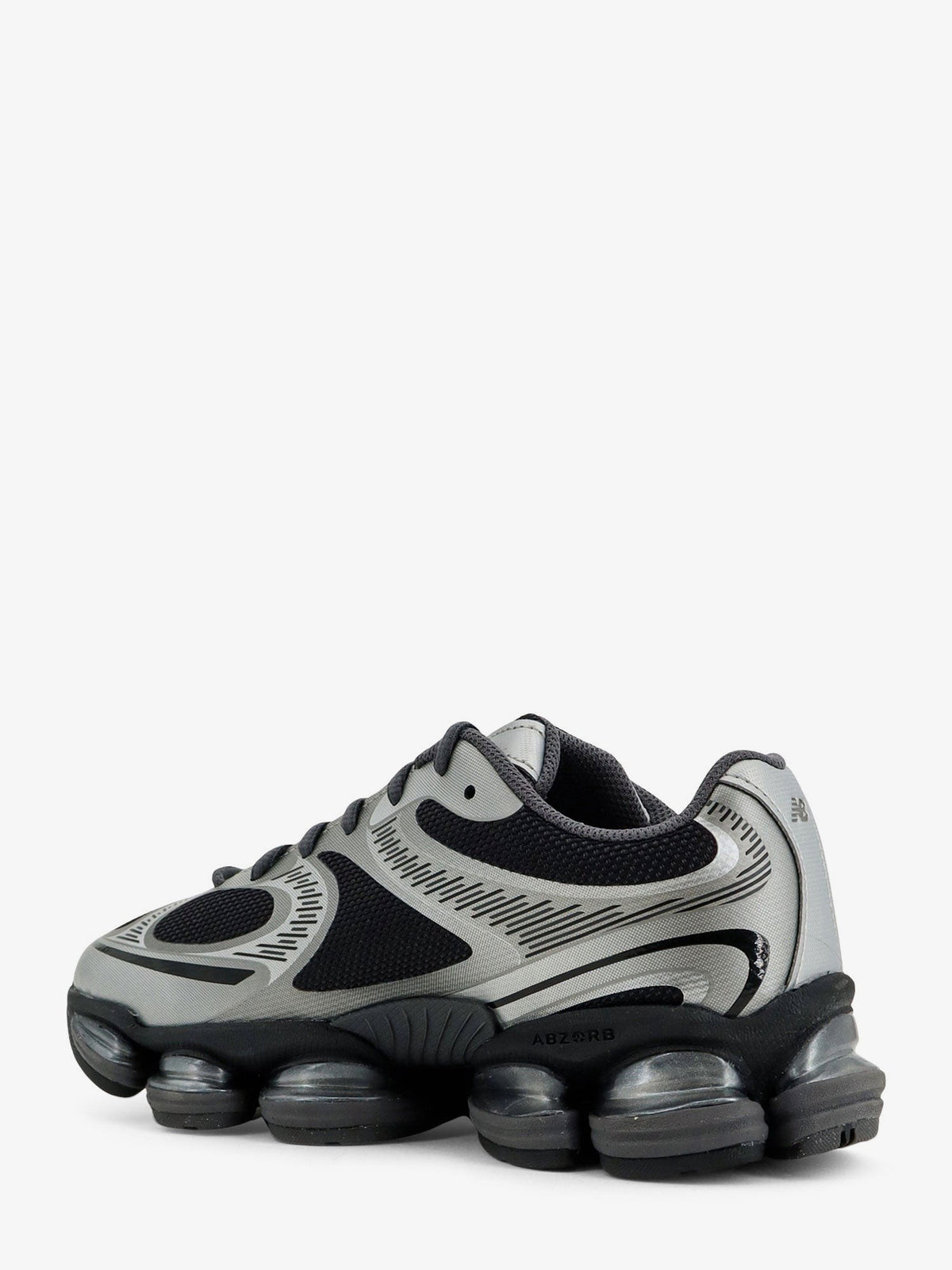 New Balance Men's Abzorb Technical Fabric Sneakers Silver, view 3